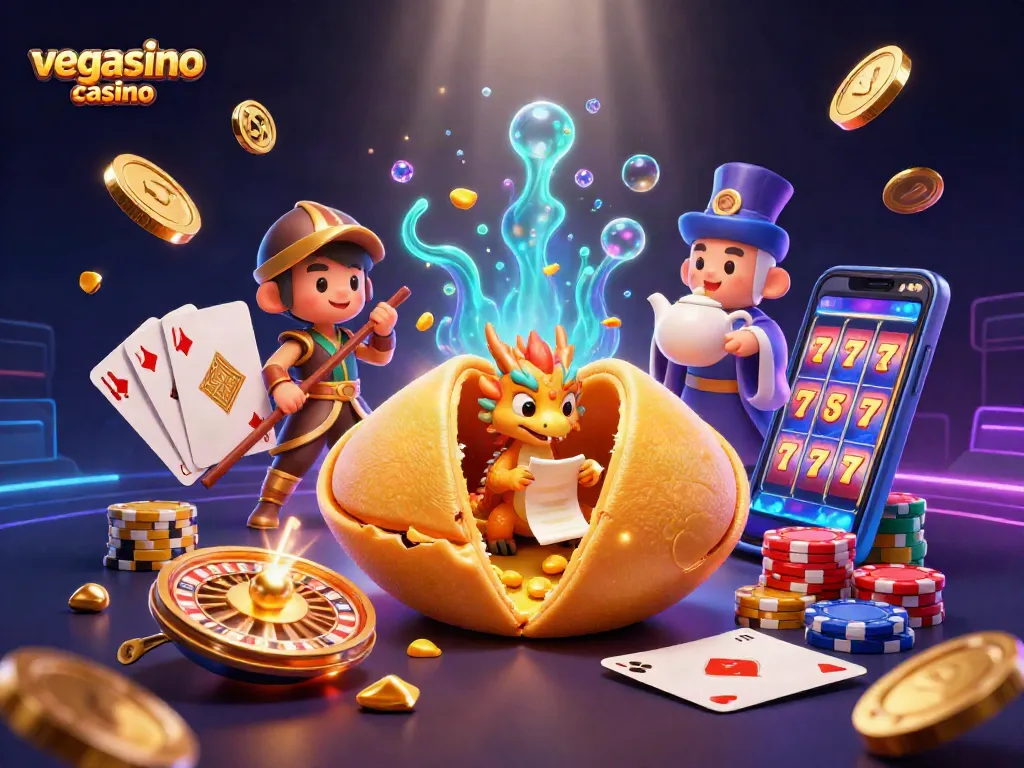 Play and win at vegasino casino with engaging 3D characters and dynamic gaming elements.